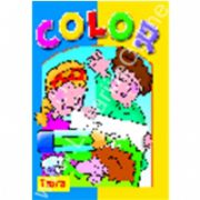 Seria COLOR Ariciul - carte de colorat cu site Internet