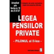 Legea pensiilor private