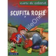 Scufita rosie - Carte de colorat