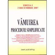 Vamuirea. Proceduri simplificate. Editia I