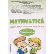 Matematica clasa a VI-a. Sugestii pentru lucrarile de control si teze