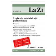 Legislatia administratiei publice locale (actualizat la 01.09.2009)