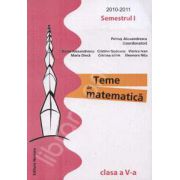 Teme de matematica clasa a V-a, Semestrul I (2010-2011)
