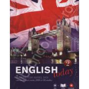 English today incepatori nivelul doi (Volumul 2). Curs de engleza (carte, DVD, CD audio)