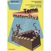 Teme de matematica clasa a V-a, semestrul I (2011-2012)