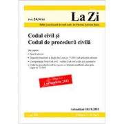 Codul civil si Codul de procedura civila (actualizata la data de 10 octombrie 2011)