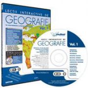 CD, interactiv. Lectii interactive de geografie pentru liceu, Volumul I