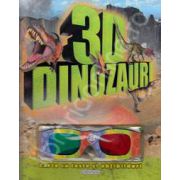 Dinozauri 3D - Carte cu teste si abtibilduri
