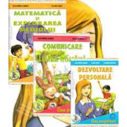 Set de 3 caiete pentru clasa pregatitoare. Comunicare in Limba Romana, Dezvoltare personala, Matematica si explorarea mediului (Editie, 2013)