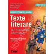 Texte literare din manualele alternative pentru clasa a VI-a. Limba si Literatura Romana