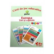 Europa. Tari si capitale - Carti de joc educative