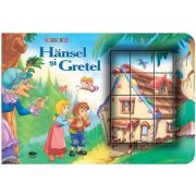 Hansel si Gretel. Cubopuzzle - Carte si 12 cuburi