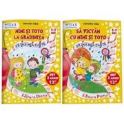 Laurentia Culea, Set educational 2 caiete pentru anteprescolari (2-3 ani). Colectia Mimi si Toto