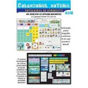 Calendarul naturii 2018. Intalnirea de dimineata - Joc educativ cu jetoane magnetice si 2 panouri feromagnetice