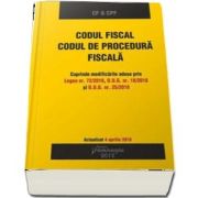 Codul fiscal si Codul de procedura fiscala. Actualizat la 4 aprilie 2018. Cuprinde modificarile aduse prin Legea nr. 72-2018, O. U. G. nr. 18-2018 si O. U. G. nr. 25-2018