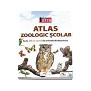Atlas zoologic scolar. Peste 200 de specii de animale din Romania (Atlas ilustrat color cu coperti catonate)