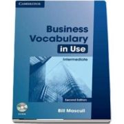 Business Vocabulary in Use Intermediate with Answers and CD-ROM de Bill Mascull