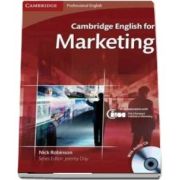 Cambridge English for Marketing Student's Book with Audio CD - Nick Robinson