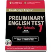 Cambridge Preliminary English Test for Schools 1 Self-study Pack (Student's Book with Answers with Audio CD) - Official Examination Papers from University of Cambridge ESOL Examinations