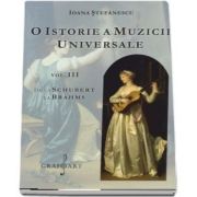 O istorie a muzicii universale, volumul III - De la Schubert la Brahms de Ioana Stefanescu