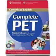 Complete PET Student's Book without answers with CD-ROM - Peter May and Emma Heyderman