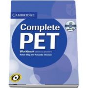 Complete PET Workbook without answers with Audio CD - Peter May