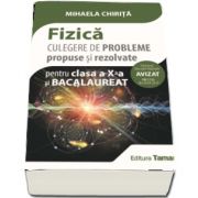 Fizica, culegere de probleme propuse si rezolvate pentru clasa a X-a si Bacalaureat - Mihaela Chirita (Avizat - OM 3530)