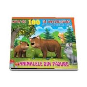 Carte cu 100 de abtibilduri. Animalele din padure