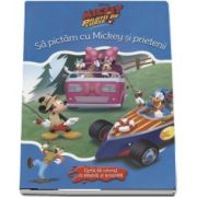 Sa pictam cu Mickey si prietenii. Carte de colorat cu pensula si acuarele