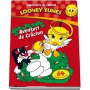 Looney Tunes. Aventuri de Craciun, carte de colorat