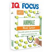 Animale. Nivel Junior - IQ FOCUS - Varsta recomandata: 3 - 4 ani