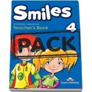 Curs de limba engleza - Smiles 4 Teachers Book interleaved with Posters