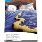 Level 4: Three Adventures of Sherlock Holmes Book and MP3 Pack