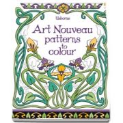 Art Nouveau patterns to colour