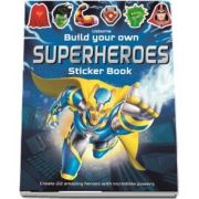 Build your own superheroes sticker book