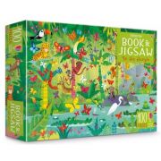 In the jungle puzzle book and jigsaw