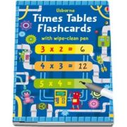 Times tables flash cards