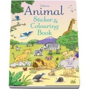 Animal sticker and colouring book