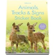 Animals, tracks and signs sticker book
