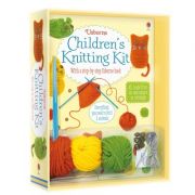 Childrens knitting kit