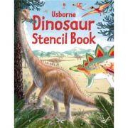Dinosaur stencil book