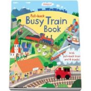 Pull-back busy train book