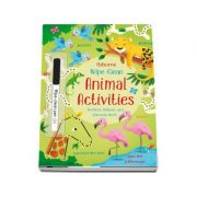 Wipe-clean animal activities