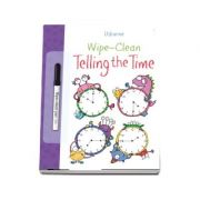Wipe-clean telling the time