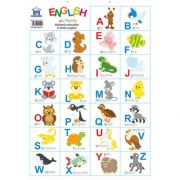 Plansa. Alfabetul animalelor in limba engleza