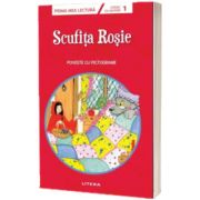 Scufita Rosie. Poveste cu pictograme. Citesc cu ajutor (Nivelul 1)