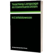 Teaching Language as Communication, H. G. Widdowson, Oxford University Press