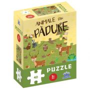 Animale din padure - puzzle, DIDACTICA PUBLISHING HOUSE