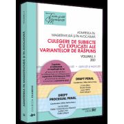 Admiterea in magistratura si in avocatura. Vol. II - Drept penal, Drept procesual penal 2021, Hotca Mihai Adrian, UNIVERSUL JURIDIC