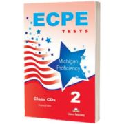 Curs de Limba Engleza ECPE 2 Tests for the Michigan Proficiency, audio manual, set de 4 CD-uri